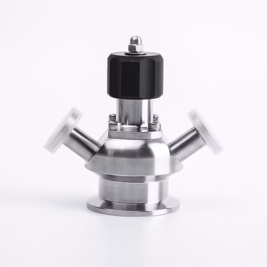 Valvola di campionamento a pinza sanitaria SS304 3A