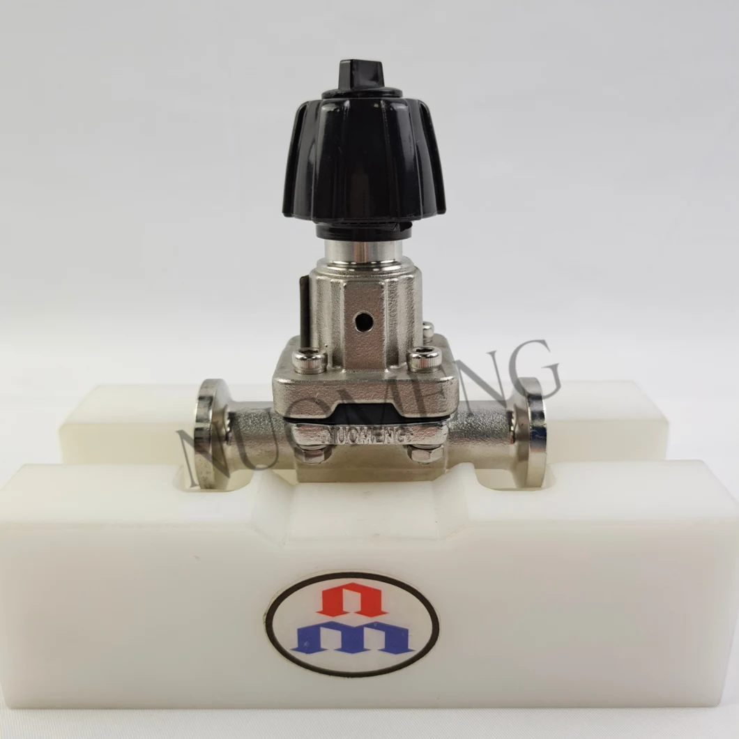 Sanitary Stainless Steel Manual Welded Diaphragm Valve with Plastic Hand Wheel (SMS-No. RG0103)