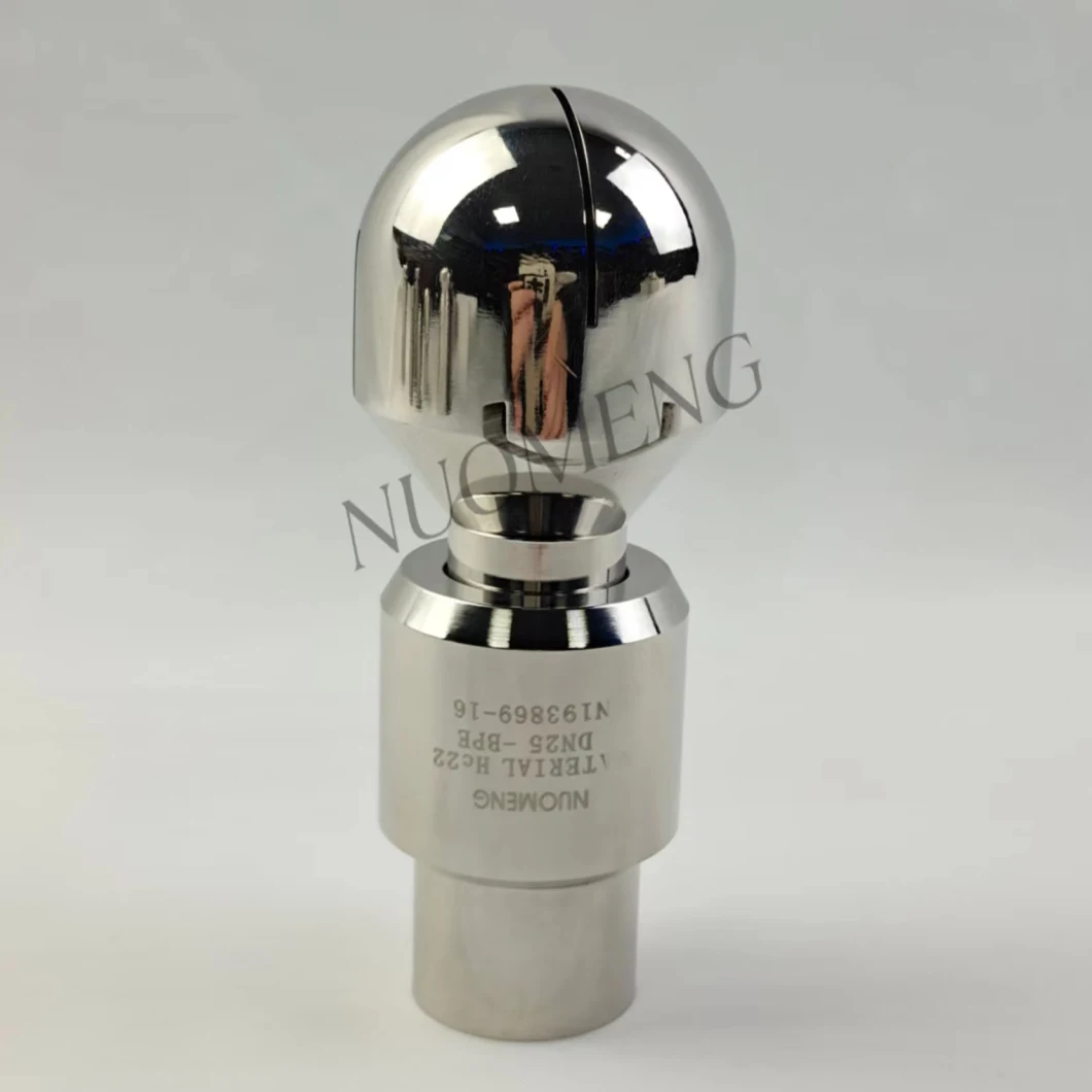 Sanitary Stainless Steel Welded Rotary Cleaning Ball (SMS-No. NM120109)