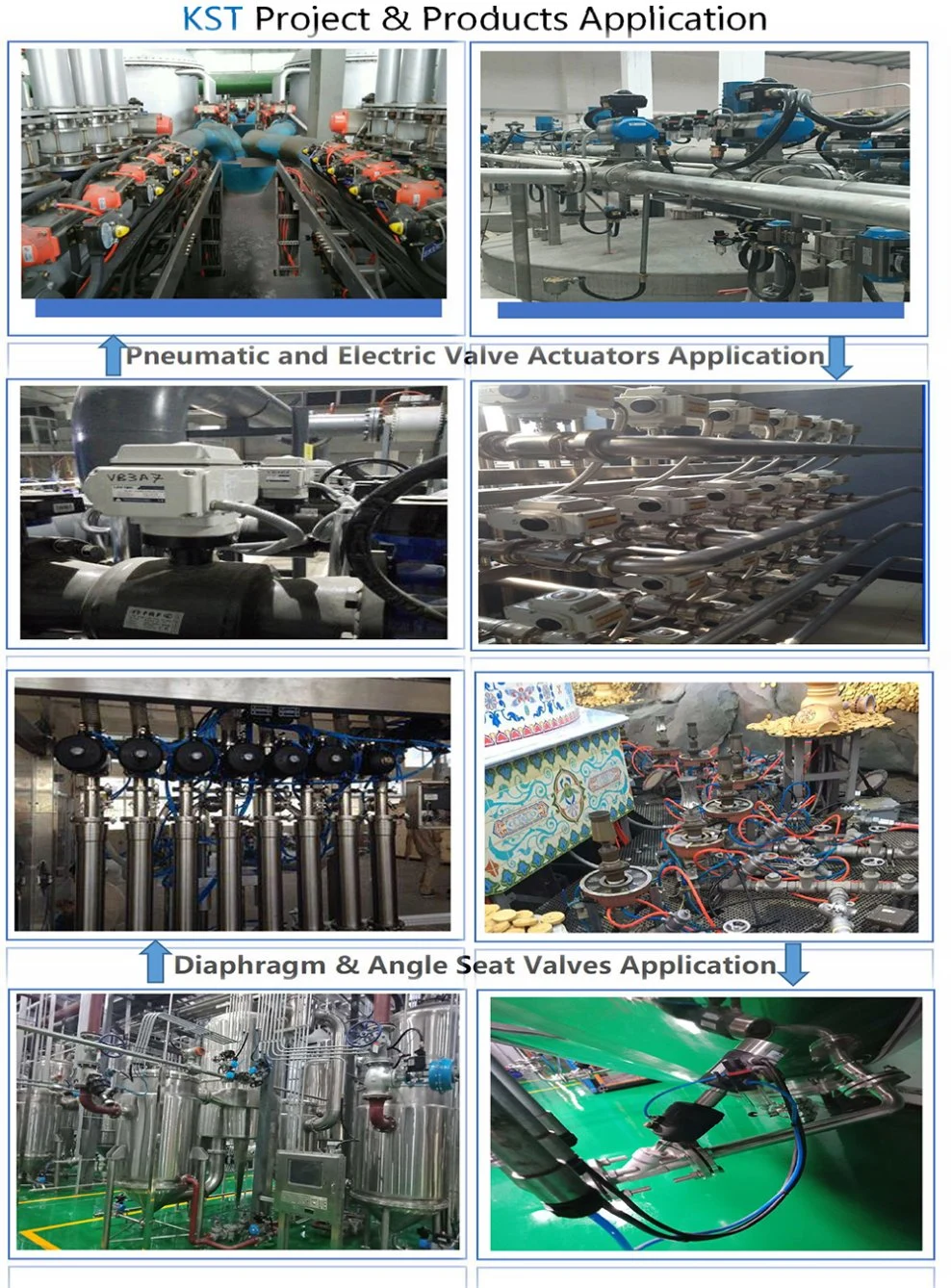 Intelligence Positioning &Proportional Control Pneumatic Sanitary Clamp Diaphragm Valve